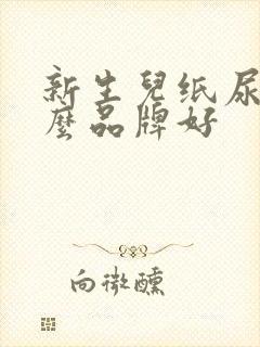 新生儿纸尿裤什么品牌好