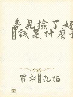 梦见捡了好多钢镚钱是什么预兆