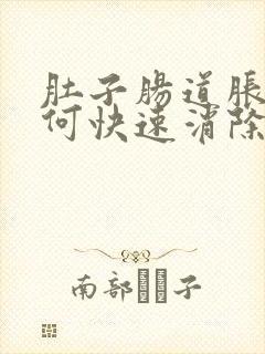 肚子肠道胀气如何快速消除