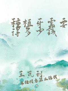 种植牙需要植骨得多少钱