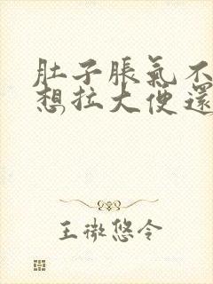 肚子胀气不舒服想拉大便还拉不出来怎么办