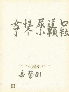 女性尿道口上起了个小颗粒