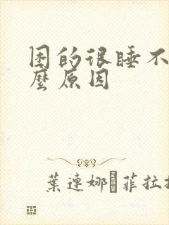 困的很睡不着什么原因