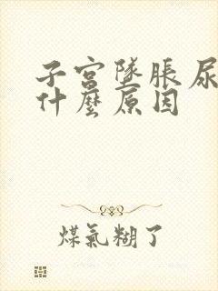 子宫坠胀尿急是什么原因