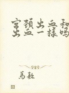 宫颈出血和子宫出血一样吗