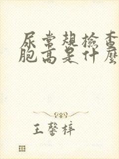 尿常规检查白细胞高是什么原因