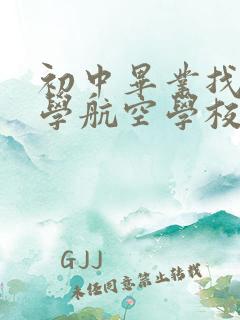 初中毕业找学校学航空学校