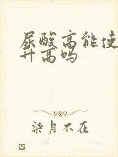 尿酸高能使肌酐升高吗