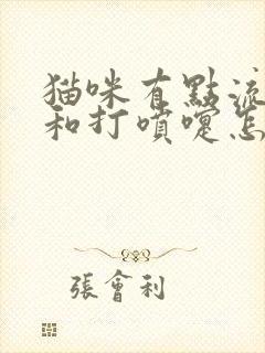 猫咪有点流鼻涕和打喷嚏怎么办