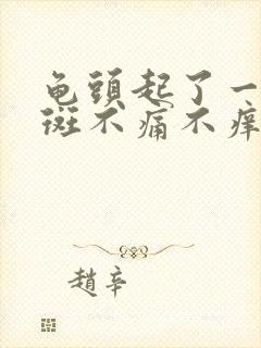 龟头起了一个红斑不痛不痒