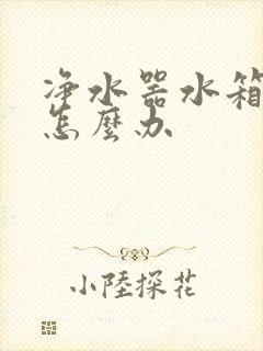 净水器水箱漏水怎么办