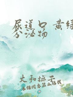 尿道口 黄绿色分泌物