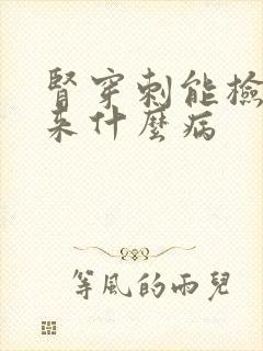 肾穿刺能检查出来什么病