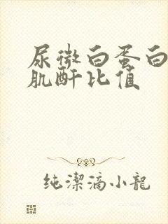 尿微白蛋白与尿肌酐比值