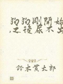 狗狗刚开始尿血,之后尿不出来了