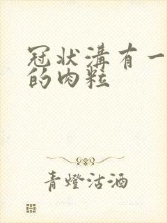 冠状沟有一圈小的肉粒