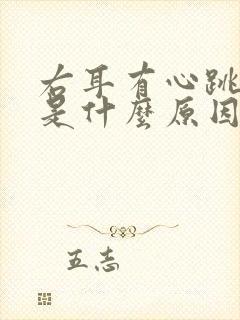 右耳有心跳声音是什么原因