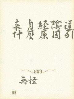 来月经阴道痒是什么原因引起的