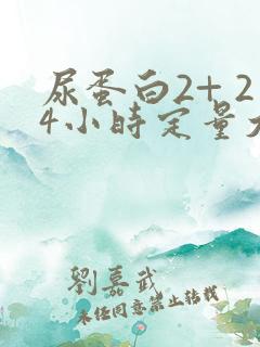 尿蛋白2+ 24小时定量大概多少