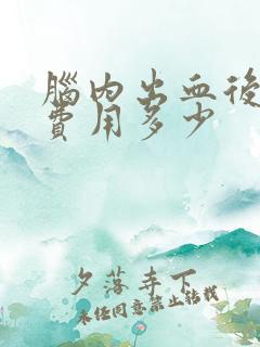 脑内出血后遗症费用多少