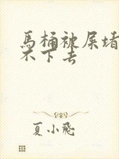 马桶被屎堵了冲不下去