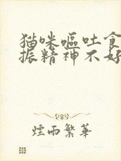 猫咪呕吐食欲不振精神不好