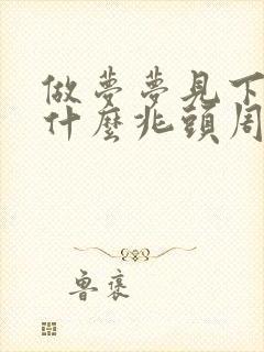 做梦梦见下雪是什么兆头周公解梦