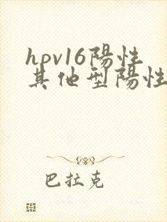 hpv16阳性其他型阳性是什么意思