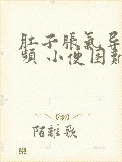 肚子胀气导致尿频 小便困难