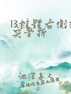 l3椎体右侧横突骨折