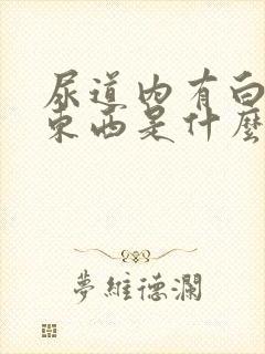 尿道内有白色的东西是什么病