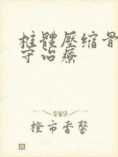 椎体压缩骨折保守治疗