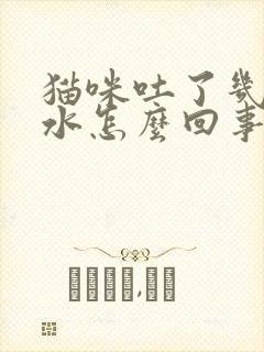 猫咪吐了几天黄水怎么回事