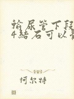 输尿管下段0.4结石可以体外碎石吗