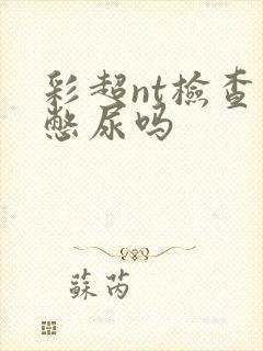 彩超nt检查要憋尿吗