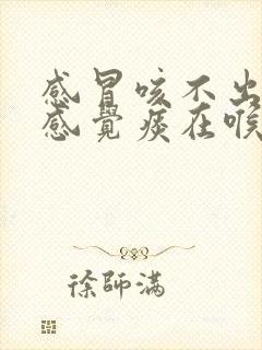 感冒咳不出痰总感觉痰在喉咙里