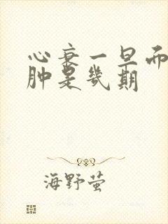 心衰一旦面部浮肿是几期