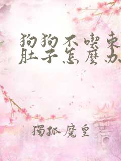 狗狗不吃东西拉肚子怎么办