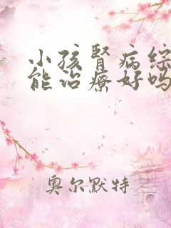 小孩肾病综合症能治疗好吗