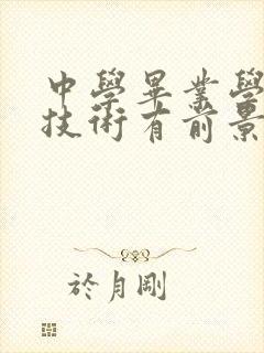 中学毕业学些啥技术有前景