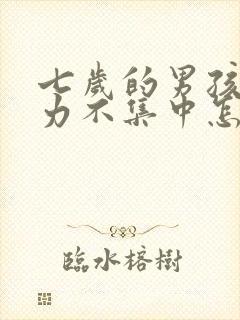 七岁的男孩注意力不集中怎么办