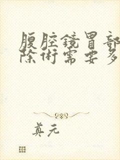 腹腔镜胃部分切除术需要多长时间