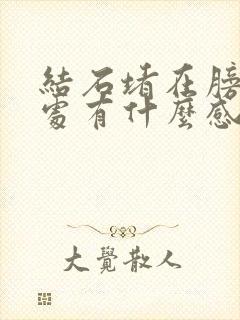 结石堵在膀胱口处有什么感觉