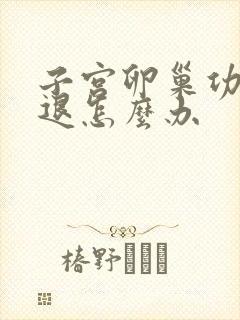 子宫卵巢功能衰退怎么办