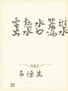 电热水器进水和出水口漏水怎么办