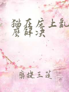 猫在床上乱尿怎么解决