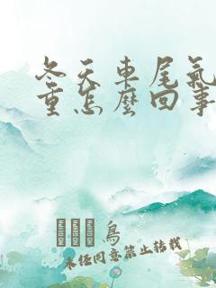 冬天车尾气味道重怎么回事