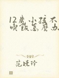 12岁小孩不爱吃饭怎么办