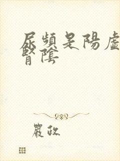 尿频是阳虚还是肾阴