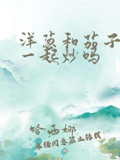 洋葱和茄子可以一起炒吗